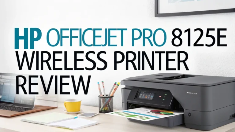 HP OfficeJet Pro 8125e Wireless Printer Review In 2026