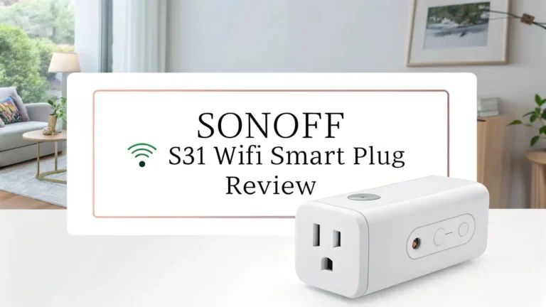 SONOFF S31 WiFi Smart Plug Review 2026: The Honest Truth